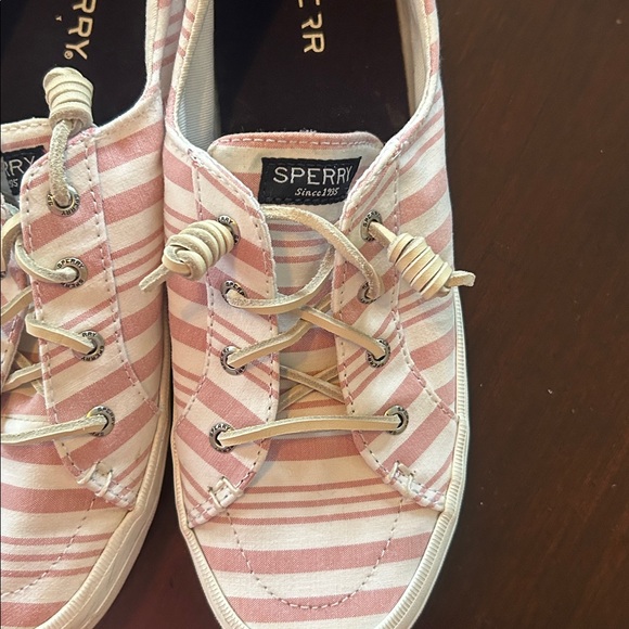 Sperry Women's Seacycle Crest Vibe Striped Rose Sneakers 8.5 - Picture 7 of 7